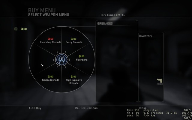 
Buy menu các loại lựu đạn trong game.
