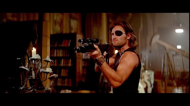 
Tạo hình của Kurt Russell (Snake Plissken) trong Escape from New York.
