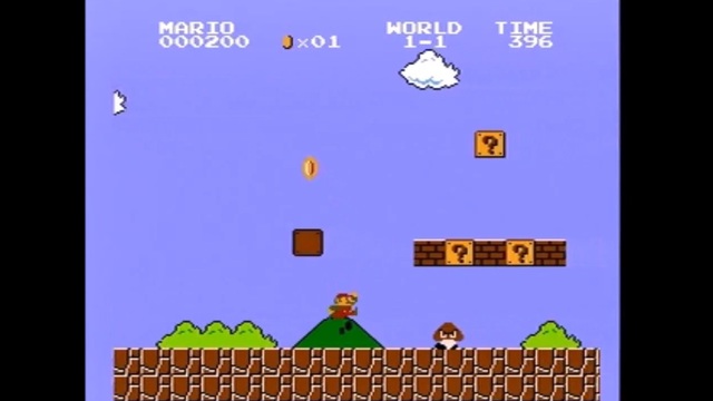 
Những hình ảnh đã quen thuộc tới mức nhàm chán trong Super Mario Bros.
