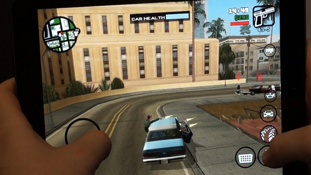 
GTA: San Andreas dễ dàng chơi trên di động.

