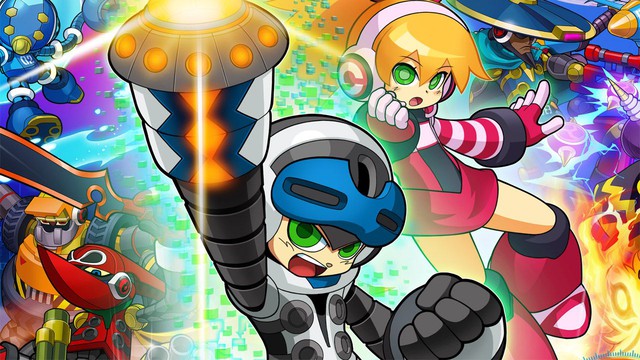 
Beck cùng Call trong Mighty No 9 - hình ảnh của bộ đôi Mega Man & Roll ngày nào.
