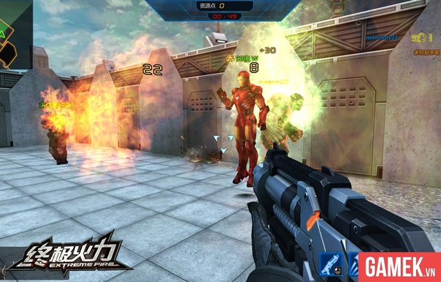Extreme Fire - Game 3D FPS có cả nhân vật siêu anh hùng
