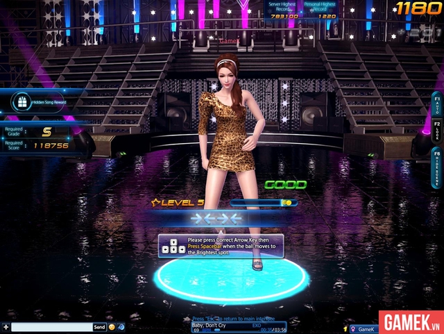 Nurien MStar - Individual Mode Game Play - Online Dance Game 