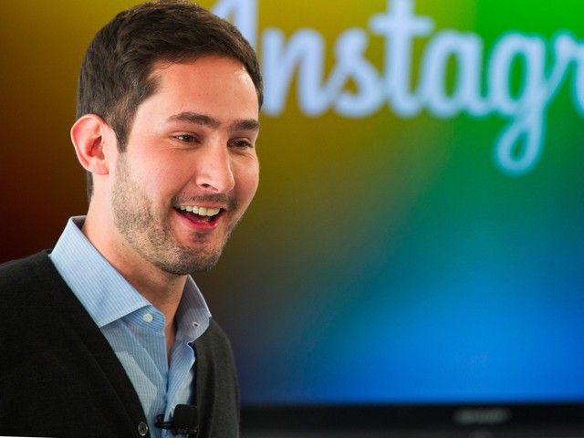 
CEO của Instagram, Kevin Systrom.
