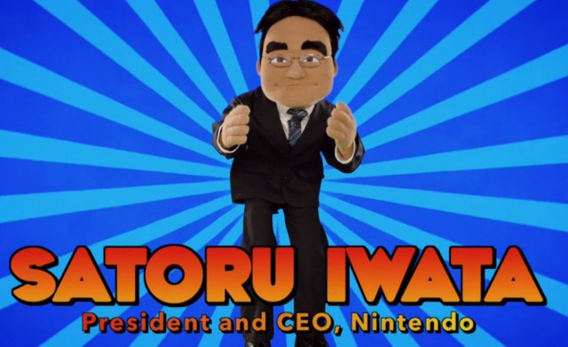 Hình ảnh của ông Iwata ở E3 2015