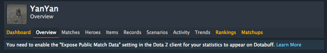 
Hệ thống lưu trữ, cập nhật Profile Steam của Dotabuff cũng khá ổn!
