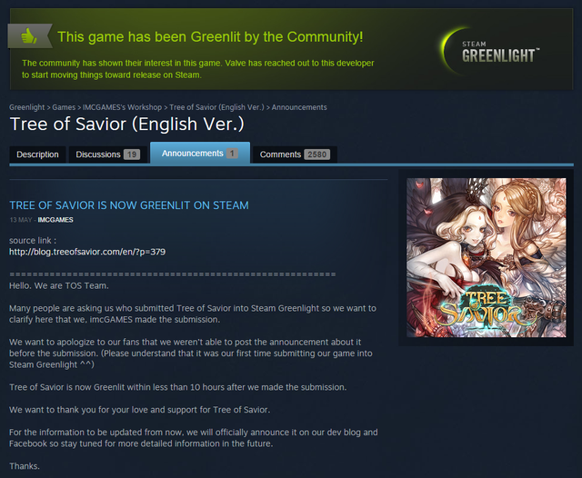 Tree of Savior chính thức sẽ có server tiếng Anh trên Steam
