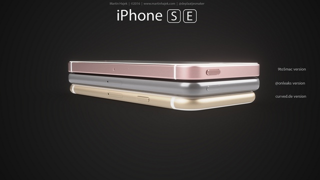  So về bề ngang, ý tưởng iPhone SE từ 9to5mac dày nhất. 