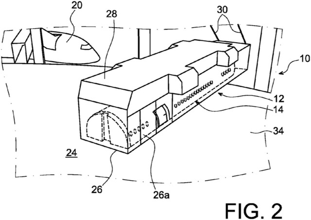  Thay vì cách đưa hành khách lên máy bay truyền thống, Airbus muốn sử dụng một chiếc cabin được đặt ngay ở phòng chờ với thiết kế riêng biệt ở sân bay để chứa hành khách. 