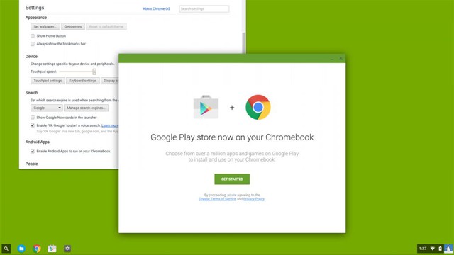  Hình ảnh bí mật cho thấy Chromebook sắp có chợ Google Play. 