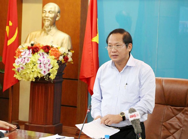  Bộ trưởng Bộ TT&TT Trương Minh Tuấn. Ảnh: Việt Hải. 