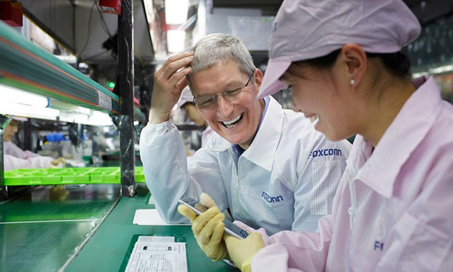  Nhà máy Foxconn tại Trung Quốc cũng là nơi cho ra đời những chiếc iPhone đầu bảng. 
