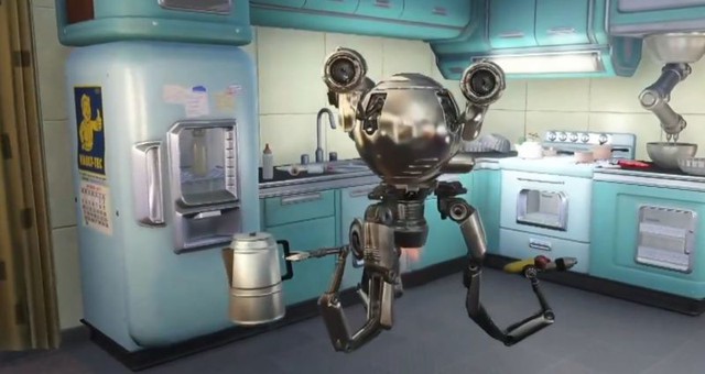 Robot trong Fallout 4: Xem hình ảnh về robot trong Fallout 4, một game hiện đại về thế giới hậu tận thế. Nơi mà robot đã trở thành một phần quan trọng của cuộc sống và chiến đấu, chúng ta sẽ được thấy cách mà robot giúp cho nhân vật của chúng ta chiến đấu và chống lại những kẻ địch nguy hiểm.