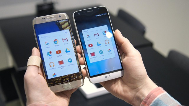 Bộ đôi siêu phẩm Galaxy S7 edge và LG G5 của người Hàn Quốc. 