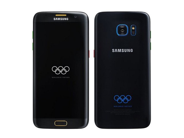 Ảnh rò rỉ của chiếc Galaxy S7 edge bản dành cho thế vận hội Olympic. Ảnh: Evan Blass.