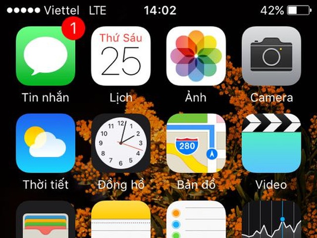  iPhone sử dụng mạng Viettel đã được hỗ trợ mạng 4G LTE. 