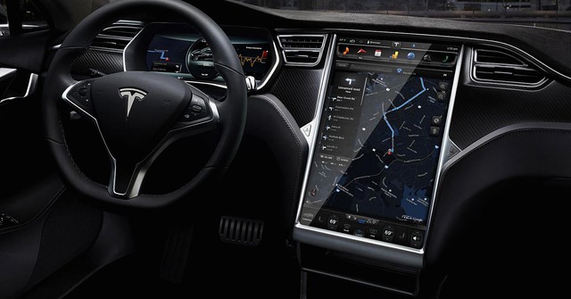 Bảng điều khiển của Model S.