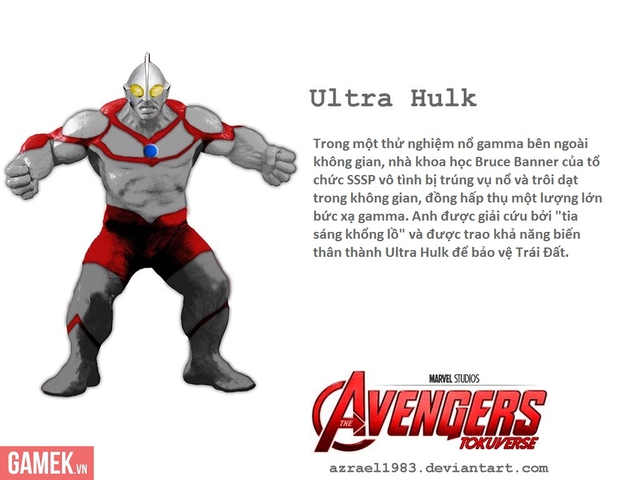 
Hulk + Ultraman = Ultra Hulk
