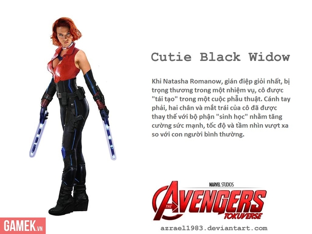 
Cutie Honey + Black Widow = Cutie Black Widow
