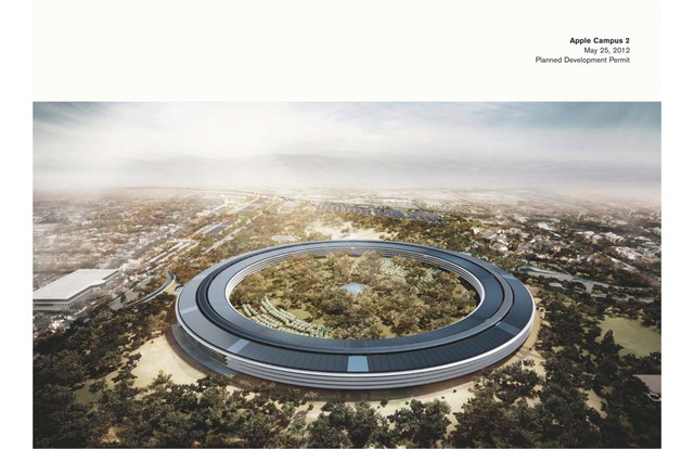  Đây là hình ảnh trụ sở mới của Apple khi hoàn thiện. 