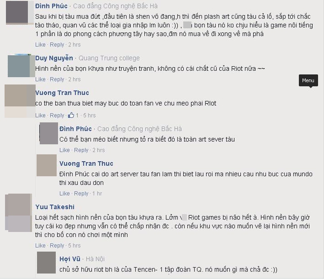 
Những bình luận chê bai của fan hâm mộ Việt Nam tràn ngập trên mạng xã hội Facebook.
