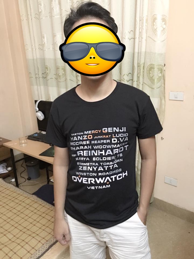 
Chiếc áo cực chất của nhóm Overwatch Việt Nam
