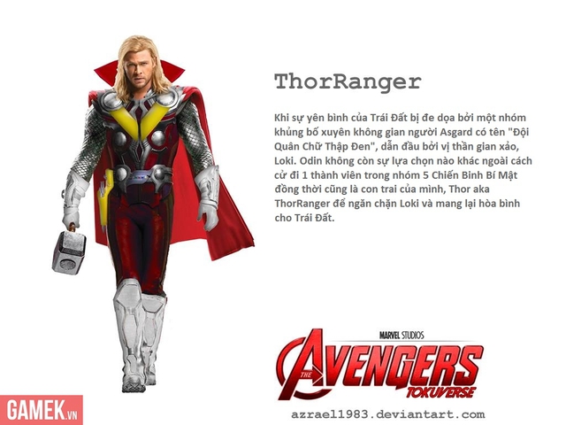 
Thor + Red Ranger = ThorRanger
