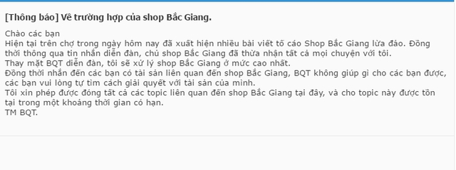 
Trường hợp Shop Bắc Giang lừa đảo khiến cộng đồng Đột Kích náo loạn
