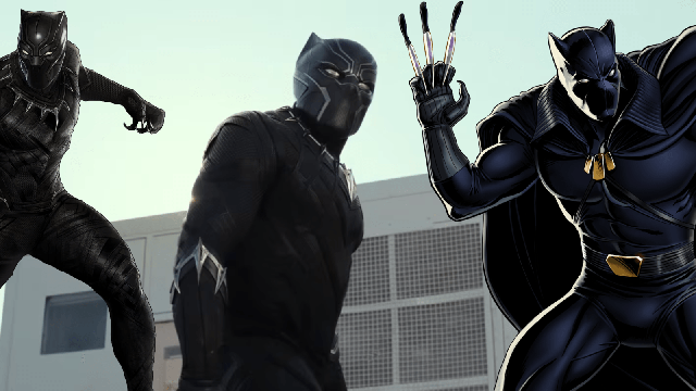
Khoác bộ đồ Black Panther kín mít trong thời tiết nắng nóng quả là một cực hình.
