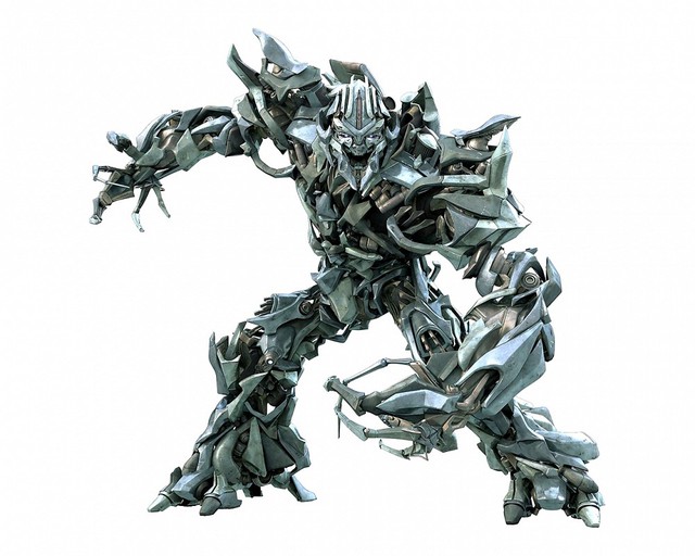 
Tạo hình của Megatron trong Transformers (2007) khi gã ta xuất hiện lần đầu tiên trên màn ảnh.
