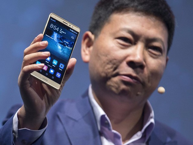  CEO Richard Yu tự tin trước đà tăng trưởng của Huawei. 
