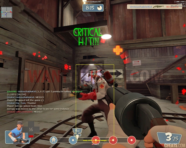 
Hack Aim Bot trong Team Fortress 2
