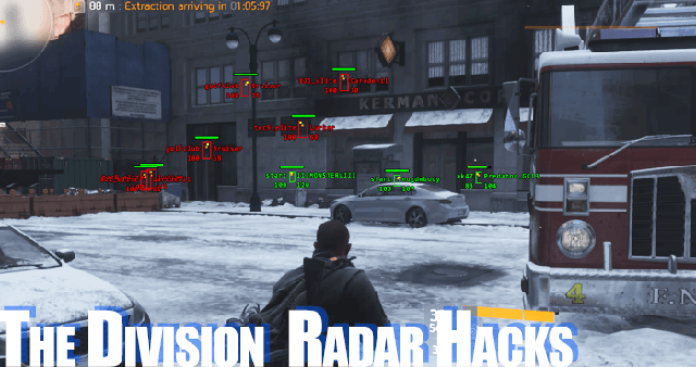 
Một cảnh hack trong The Division, người chơi nhìn xuyên tường...
