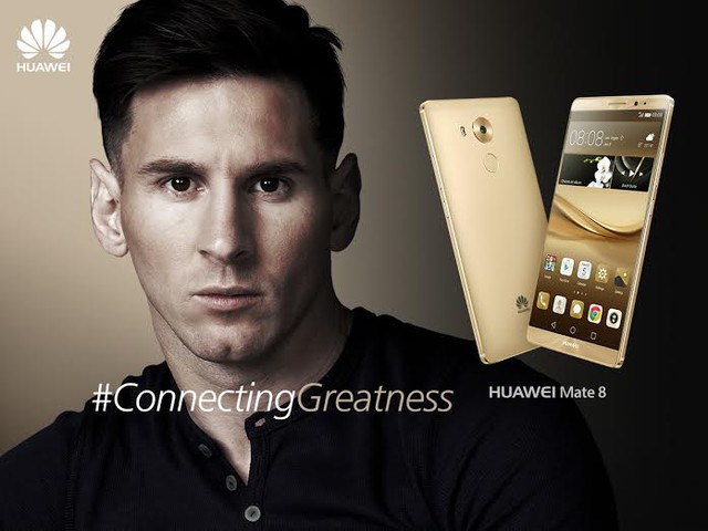  Lionel Messi chính thức trở thành đại sứ thương hiệu Huawei toàn cầu. 