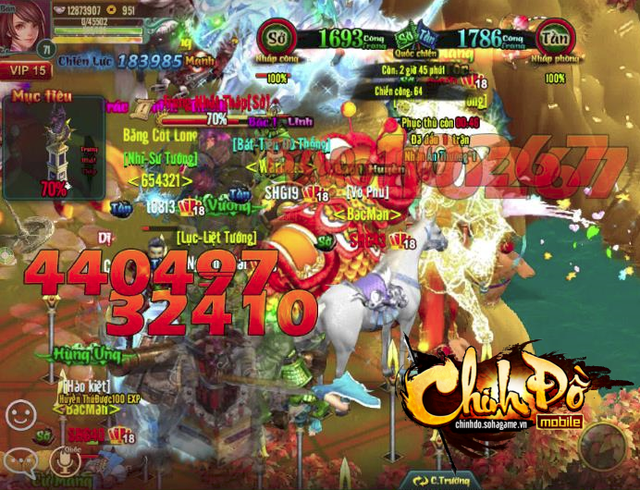 
Chinh Đồ Mobile đang là game online được cấp phép, nhận được sự tin tưởng tuyệt đối từ cộng đồng game thủ Việt.
