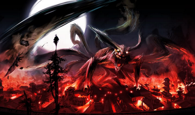 
Truyện cổ tích về Lạc Long Quân cũng có nhắc đến một con quái vật cáo chín đuôi hung tợn giống như cốt truyện Naruto.
