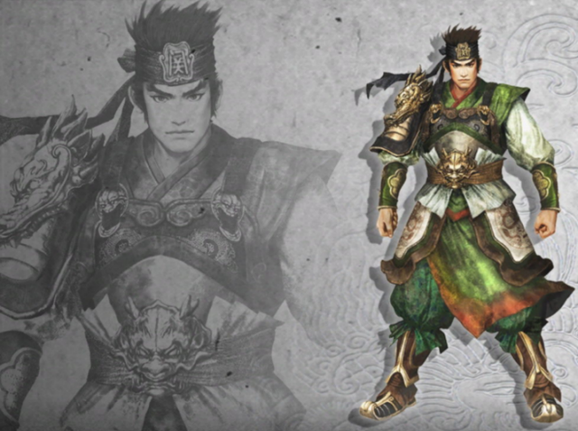 
Hình tượng về danh tướng Quan Bình - con trai cả của Quan Vũ trong dòng game Dynasty Warrior
