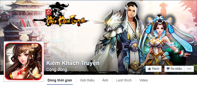 
Kiếm Khách Truyện đã xuất hiện trang Fanpage chính thức trên Facebook.
