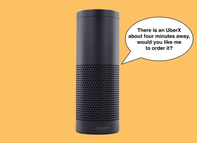  Thiết bị trợ lý ảo Echo của Amazon có thể giúp bạn gọi xe Uber bằng giọng nói 