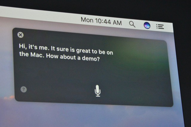Trợ lý ảo Siri đã chính thức có trên máy Mac.