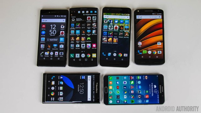 Hầu hết các flagship tốt nhất của 2015, BB Priv, Motorola X Force, Galaxy Note 5, Nexus 6P, đều dùng màn AMOLED. 