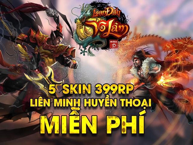 
Event tặng skin Liên Minh Huyền Thoại của GameK!
