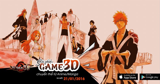 
Tử Thần 3D của VGG được hứa hẹn là tựa game mobile manga 3D chuẩn form
