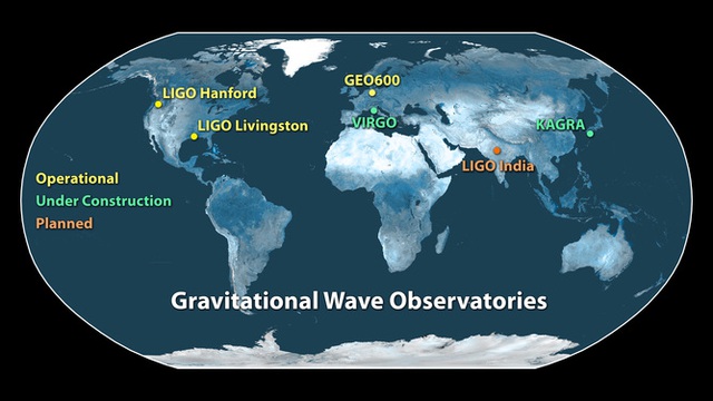  Các cơ sở nghiên cứu của LIGO trên toàn thế giới 