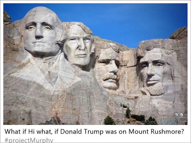  What if Donald Trump was on Mount Rushmore? Trông Donald Trump như thế nào nếu được tạc trên đỉnh Mount Rushmore? 