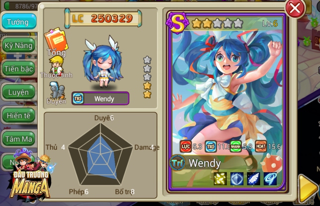 
Tạo hình của Wendy trong một game mobile
