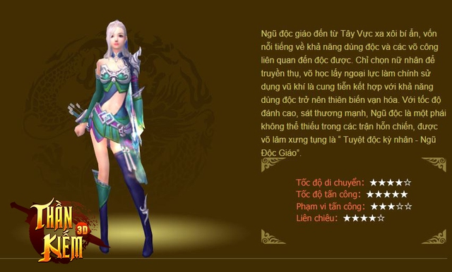 
Môn phái mới: Ngũ Độc
