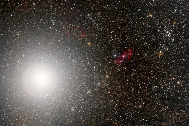  Alpha Centauri, một trong những ngôi sao sáng nhất nếu nhìn lên bầu trời từ Trái đất. 