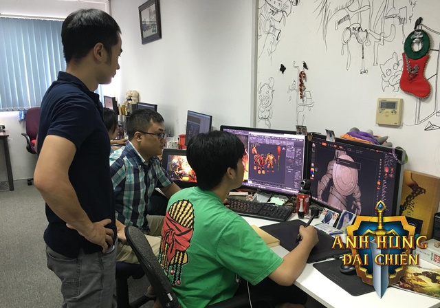 Quá trình thiết kế nhân vật Thánh Gióng của studio Joy Entertainment vô cùng tỉ mỉ và tốn nhiều thời gian
