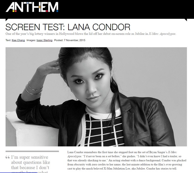 Lana Condor (Trần Đông Lan) đang là cái tên gây chú ý báo giới tại Mỹ tuần qua